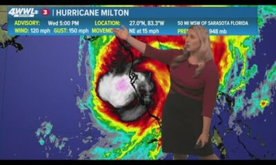 Wednesday 5PM First Weather: Hurricane Milton approaches Florida Gulf Coast