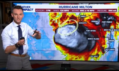 Meteorologist Pat Cavlin is tracking Hurricane Milton as it approaches Florida