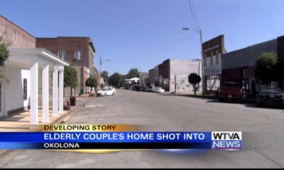 Multiple rounds shot into elderly couple's home in Chickasaw County