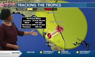 10/9- Milton slams into Florida / Local weather looks good for plans