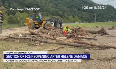 Section of Interstate 26 reopening to local traffic