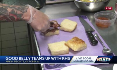 The best biscuit sandwich ever? you bet try them October 23rd at Good Belly Sandwich Shop