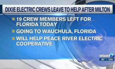 Pine Belt electric crews headed to Florida to lend hand