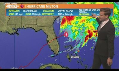 Thursday 12PM Tropical Update: Milton dissipates as it heads off into the Atlantic