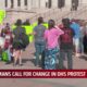 Oklahomans gather to protest DHS policies at State Capitol