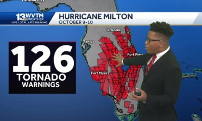 Milton races through the Atlantic, leaving behind catastrophic damage in Florida. Alabama has som…