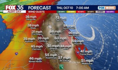 Hurricane Milton's strongest winds yet to arrive to Orlando area