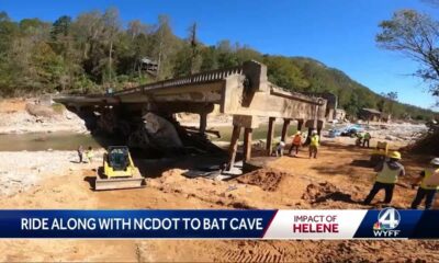 Road recovery efforts in North Carolina after Helene