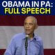 Barack Obama in Pittsburgh: FULL SPEECH