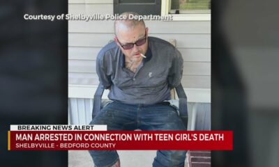 Shelbyville police arrest man in connection with death of missing teen