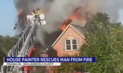 House painter rescues man from house fire in Williamson County