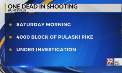 One Dead In Shooting | October 12, 2024 | News 19 at 6 p.m. Saturday Evening