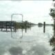 Flooding in Pemberton Creek following Hurricane Milton