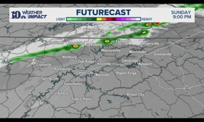 Sunday WX 10/13/24: A warm and sunny day on track, with a low chance for storms briefly at night