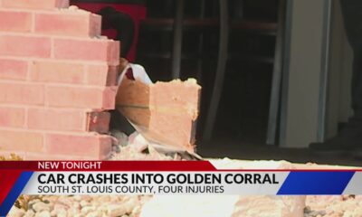 Driver slams into Golden Corral in south St. Louis County, four hospitalized