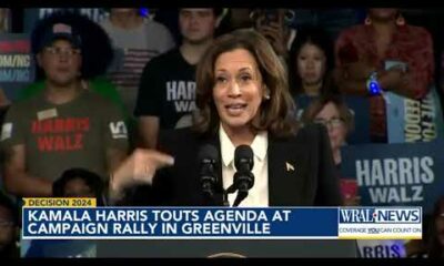 Kamala Harris touts agenda at campaign rally in Greenville