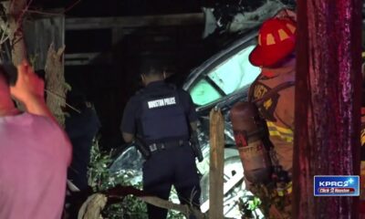 Houston Police investigating deadly crash after car slams into house in Spring Branch