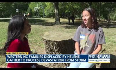 Western NC families displaced by Helene gather to process devastation from storm