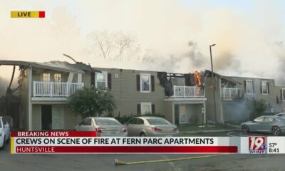 Crews On Scene Of Fire At Fern Parc Apartments | October 14, 2024 | News 19 at 8:30 a.m..