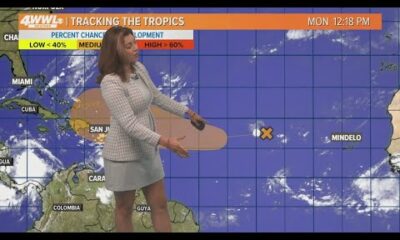 Monday 12 pm Tropical Update: One spot in Atlantic may develop near Caribbean