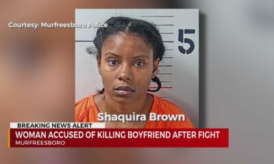 Woman accused of shooting, killing boyfriend in Murfreesboro