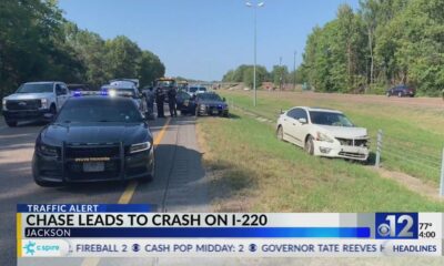 MHP chase leads to crash on I-220 in Jackson