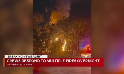 Crews respond to multiple fires overnight