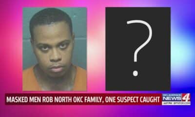 Masked men rob North OKC family, one suspect caught