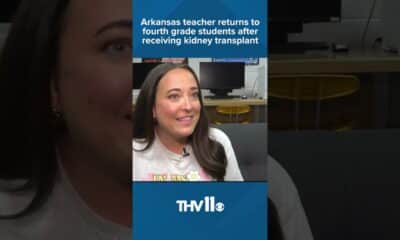 Teacher returns to students after kidney transplant