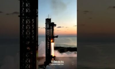 Space X successfully lands rocket after takeoff