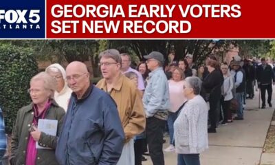 Georgia breaks early voting record on first day | FOX 5 News