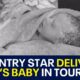 Country star helps deliver wife's baby in tour bus during concert