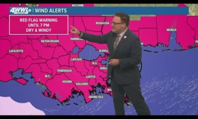 Weather 5PM Wednesday Update: Impact Alert Day with Fire Danger, Red Flag Warning due to dry conditi