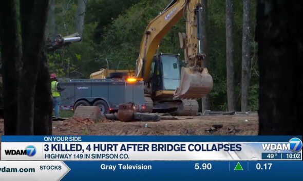 3 dead, 4 injured after Strong River bridge collapses