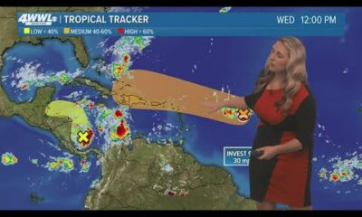 Wednesday 12PM Tropical Update: Tropics remain quiet, 2 spots in Caribbean could develop this week