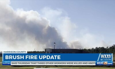 WXXV News 25’s Austin Lindsey speaks with MS Forestry Commission on brush fire in Harrison County