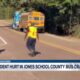 Student injured in Wednesday school bus collision