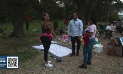 Milton survivors sleep near Florida Best Buy parking lot after losing their homes