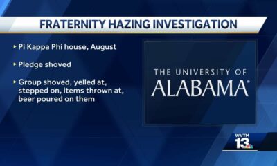 Fraternity hazing investigation at the University of Alabama