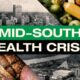 Why is the Mid-South known as the 'chronic disease belt' of the U.S.?