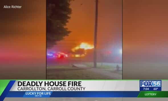 At least 1 killed in downtown Carrolton house fire