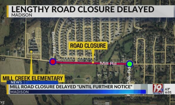 Mill Road Closure Delayed Until Further Notice | Oct. 17, 2024 | News 19 at 6 p.m.