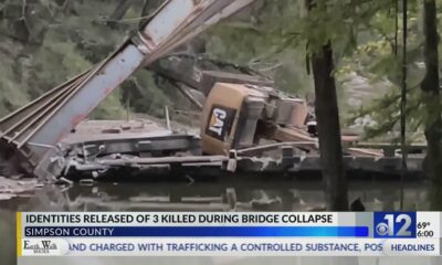 Three remain hospitalized after fatal bridge collapse in Simpson County