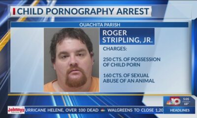 Sterlington man arrested for over 400 counts of Child Porn, Animal Sexual Abuse