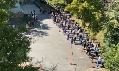 Long lines mark first day of early voting