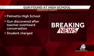 Palmetto High School student arrested after firearm found in bookbag, officers say