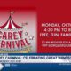 'Celebrating Great Things" at the Carey Carnival on Monday, Oct. 21