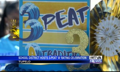 Faculty celebrate Tupelo Schools' top grade 3-peat