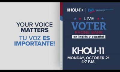 KHOU 11 hosting phone bank in English and Spanish to answer your voting questions