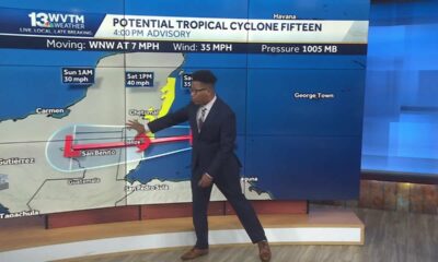 Potential Tropical Cyclone Fifteen strengthens in the Caribbean Sea and could form into Tropical …